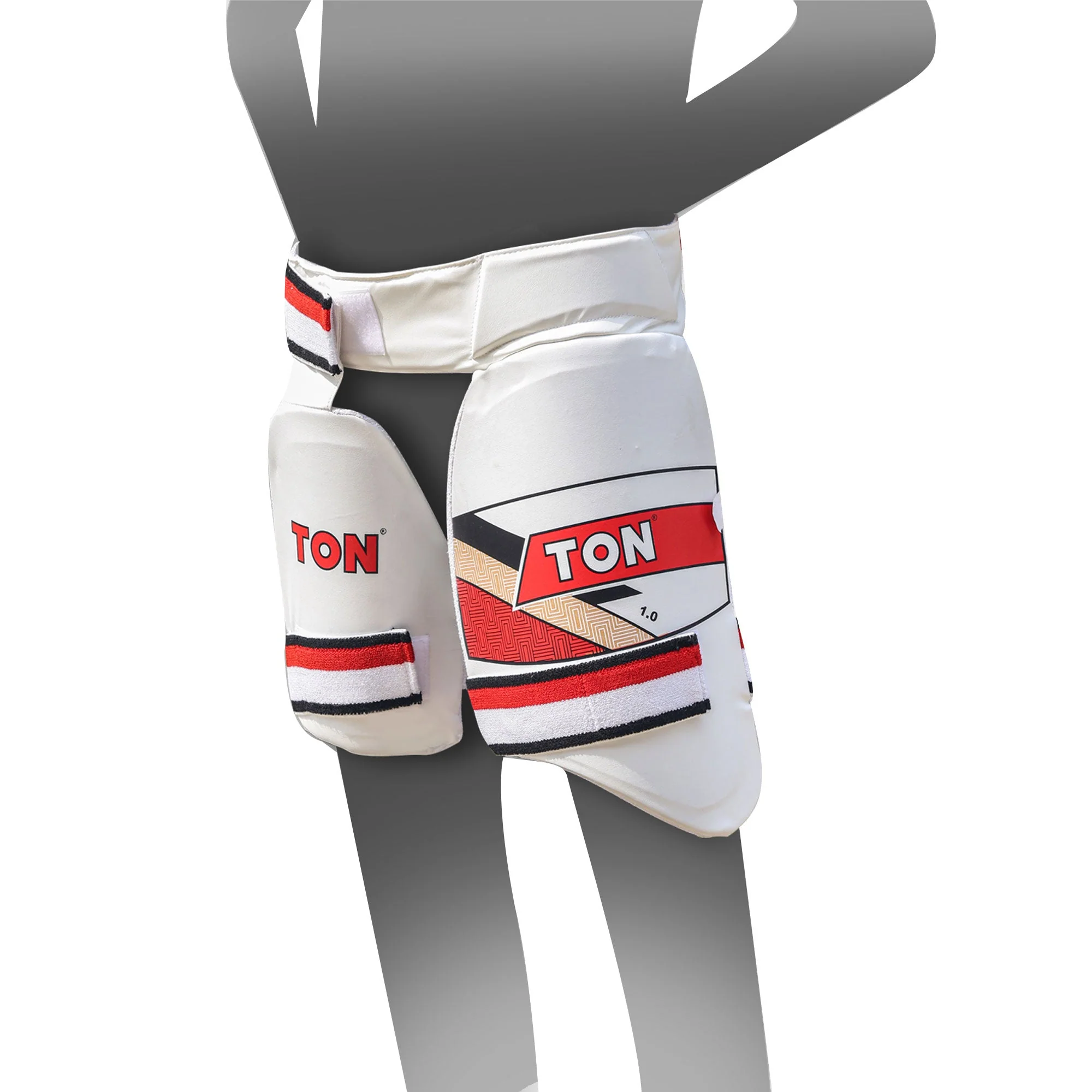 SS Ton 1.0 Cricket Combo Thigh Pad
