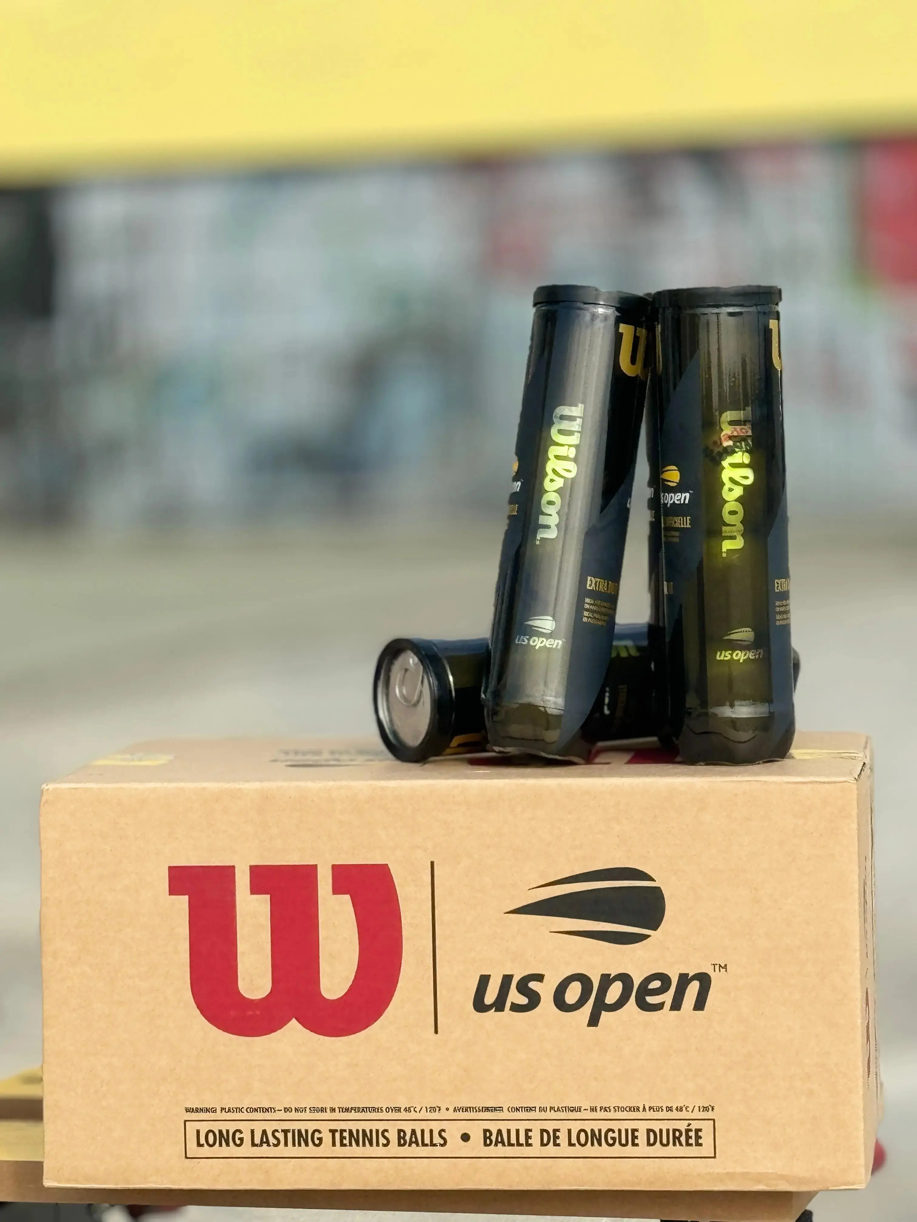 Wilson Tennis Us Open Ball 12 balls ( Tape ball) - Image 3